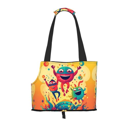Cutie Pie Pattern Haustier Ausgehen Tasche - Leichte Reise Katze Tasche Atmungsaktive Umhängetasche für kleine Hunde Cutie Pie Pattern Haustier Ausgehen Tasche - Leichte Reise Katze Tasche Atmungsaktive Umhängetasche für kleine Hunde von WBQLSL