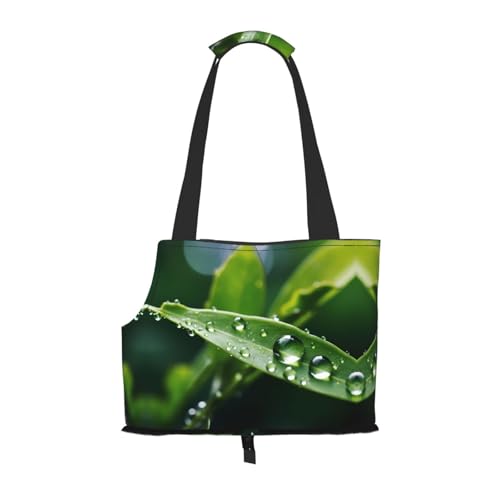 Dewdrop bedruckte Haustier-Umhängetasche – faltbares Design, kleine Katzen- und Hunde-Reisetasche von WBQLSL