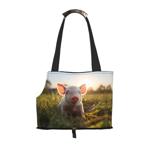 Duftende Tasche mit Schweinemuster, leichte Reise-Katzentasche, atmungsaktive Umhängetasche für kleine Hunde Duftende Tasche mit Schweinemuster, leichte Reise-Katzentasche, atmungsaktive Umhängetasche für kleine Hunde von WBQLSL