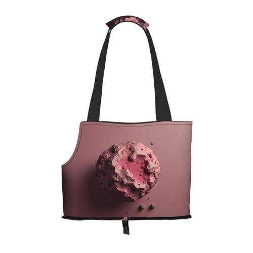 Eine Asteroid bedruckte Haustier-Umhängetasche – faltbares Design, kleine Katzen- und Hunde-Reisetasche von WBQLSL