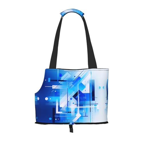 Haustiertasche mit numerischem Muster, leichte Reisetasche, atmungsaktive Umhängetasche für kleine Hunde Haustiertasche mit numerischem Muster, leichte Reisetasche, atmungsaktive Umhängetasche für kleine Hunde von WBQLSL