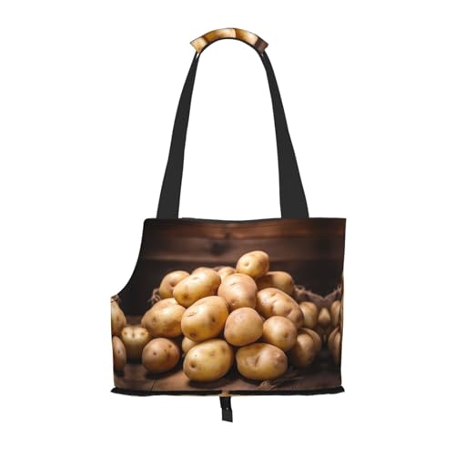 Kartoffelmuster Haustier Ausgehen Tasche - Leichte Reise-Katzentasche, atmungsaktive Umhängetasche für kleine Hunde Kartoffelmuster Haustier Ausgehen Tasche - Leichte Reise-Katzentasche, atmungsaktive Umhängetasche für kleine Hunde von WBQLSL