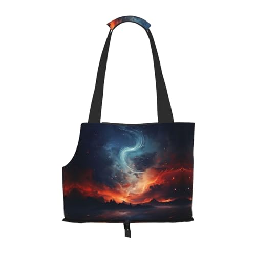Liquefied Clouds2 Pattern Pet Go Out Bag - Leichte Reise-Katzentasche, atmungsaktive Umhängetasche für kleine Hunde Liquefied Clouds2 Pattern Pet Go Out Bag - Leichte Reise-Katzentasche, atmungsaktive Umhängetasche für kleine Hunde von WBQLSL