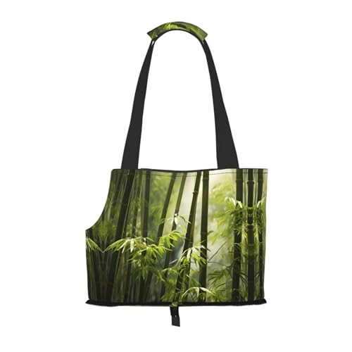 Moso Haustiertasche mit Bambusmuster, leichte Reisetasche, atmungsaktive Umhängetasche für kleine Hunde Moso Haustiertasche mit Bambusmuster, leichte Reisetasche, atmungsaktive Umhängetasche für kleine Hunde von WBQLSL