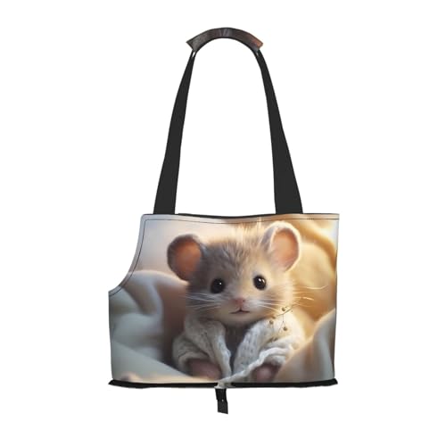 Nerdy Mouse Boy Pattern Haustier Ausgehen Tasche - Leichte Reise Katze Tasche Atmungsaktive Umhängetasche für kleine Hunde Nerdy Mouse Boy Pattern Haustier Ausgehen Tasche - Leichte Reise Katze Tasche Atmungsaktive Umhängetasche für kleine Hunde von WBQLSL