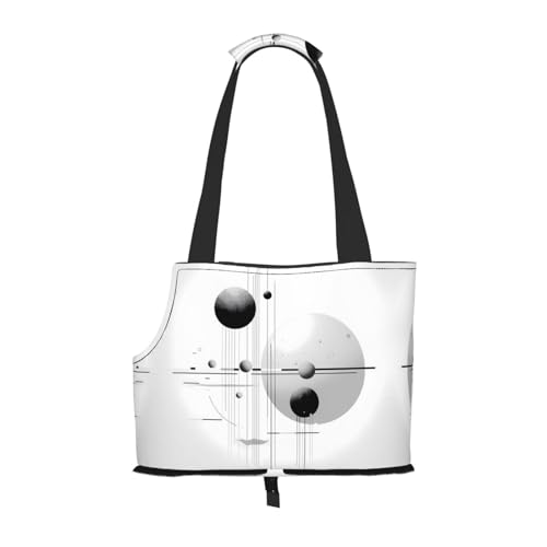 Planetarisches Muster Haustier Ausgehen Tasche - Leichte Reise-Katzentasche, atmungsaktive Umhängetasche für kleine Hunde Planetarisches Muster Haustier Ausgehen Tasche - Leichte Reise-Katzentasche, atmungsaktive Umhängetasche für kleine Hunde von WBQLSL