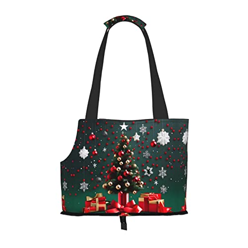 Runde Kugel Weihnachtsbaum Gedruckt Tragbar Faltbare Haustier Schultertasche Geeignet für den Transport kleiner Haustiere Runde Kugel Weihnachtsbaum Gedruckt Tragbar Faltbare Haustier Schultertasche Geeignet für den Transport kleiner Haustiere von WBQLSL