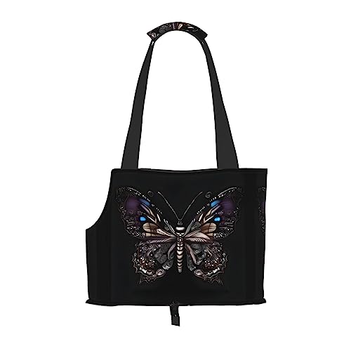 Science Butterfly Printed Portable Foldable Pet Shoulder Bag, Suitable for Carrying Small Pets Science Butterfly Printed Portable Foldable Pet Shoulder Bag, Suitable for Carrying Small Pets von WBQLSL