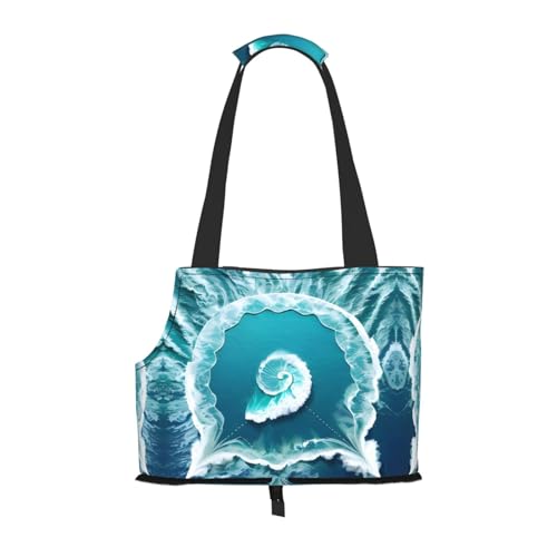 Sea of Love Muster Haustier Ausgehen Tasche - Leichte Reise Katze Tasche Atmungsaktive Umhängetasche für kleine Hunde Sea of Love Muster Haustier Ausgehen Tasche - Leichte Reise Katze Tasche Atmungsaktive Umhängetasche für kleine Hunde von WBQLSL