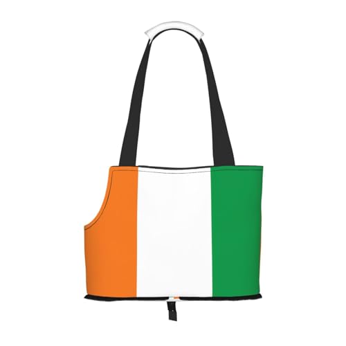 Tasche für Haustiere, Motiv: Flagge der Elfenbeinküste, leichte Reise-Katzentasche, atmungsaktive Umhängetasche für kleine Hunde Tasche für Haustiere, Motiv: Flagge der Elfenbeinküste, leichte Reise-Katzentasche, atmungsaktive Umhängetasche für kleine Hunde von WBQLSL