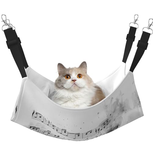 WBQLSL A Musical Score Medium Printed Pet Hammock - Sleeping Hammock for Cats, Frettchen, Puppies, Rabbits, Small Animals von WBQLSL