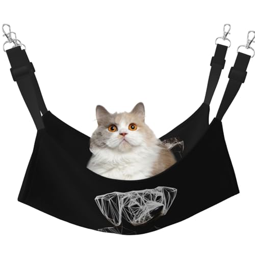 WBQLSL Abstrakte Hunde-Skizze, mittelgroß, bedruckt, Haustier-Hängematte für Katzen, Frettchen, Welpen, Kaninchen, Kleintiere von WBQLSL