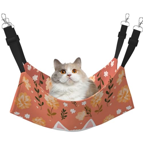 WBQLSL Animal Stickers mittelgroße bedruckte Haustierhängematte - Schlafhängematte für Katzen, Frettchen, Welpen, Kaninchen, Kleintiere WBQLSL Animal Stickers mittelgroße bedruckte Haustierhängematte - Schlafhängematte für Katzen, Frettchen, Welpen, Kaninchen, Kleintiere von WBQLSL