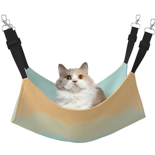 WBQLSL Best Friends Animals Haustierhängematte mit Tiermotiv, mittelgroß, bedruckt, für Katzen, Frettchen, Welpen, Kaninchen, Kleintiere WBQLSL Best Friends Animals Haustierhängematte mit Tiermotiv, mittelgroß, bedruckt, für Katzen, Frettchen, Welpen, Kaninchen, Kleintiere von WBQLSL