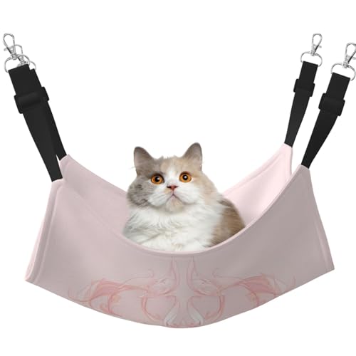 WBQLSL Composition Medium bedruckte Haustierhängematte - Schlafhängematte für Katzen, Frettchen, Welpen, Kaninchen, Kleintiere von WBQLSL
