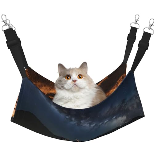 WBQLSL Elk in The Meadow Medium Printed Pet Hammock - Sleeping Hammock for Cats, Frettchen, Puppies, Rabbits, Small Animals WBQLSL Elk in The Meadow Medium Printed Pet Hammock - Sleeping Hammock for Cats, Frettchen, Puppies, Rabbits, Small Animals von WBQLSL