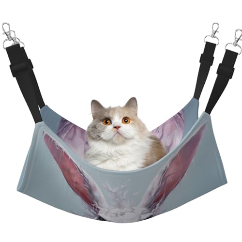 WBQLSL Entzückende Kaninchen-Hängematte für Haustiere, mittelgroß, bedruckt, für Katzen, Frettchen, Welpen, Kaninchen, Kleintiere von WBQLSL