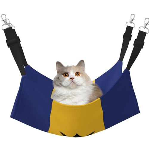WBQLSL Flag of Barbados Medium Printed Pet Hammock - Sleeping Hammock for Cats, Frettchen, Puppies, Rabbits, Small Animals WBQLSL Flag of Barbados Medium Printed Pet Hammock - Sleeping Hammock for Cats, Frettchen, Puppies, Rabbits, Small Animals von WBQLSL
