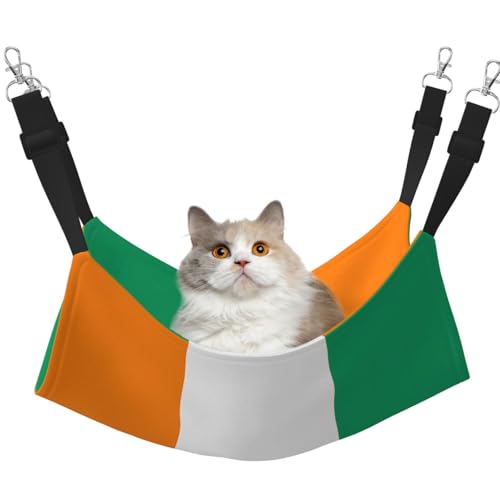 WBQLSL Flagge der Elfenbeinküste Große bedruckte Haustierhängematte - Schlafhängematte für Katzen, Frettchen, Welpen, Kaninchen, Kleintiere WBQLSL Flagge der Elfenbeinküste Große bedruckte Haustierhängematte - Schlafhängematte für Katzen, Frettchen, Welpen, Kaninchen, Kleintiere von WBQLSL