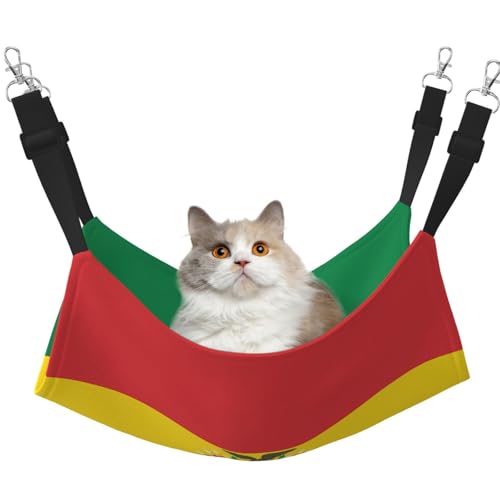 WBQLSL Flagge von Bolivien Große bedruckte Haustierhängematte - Schlafhängematte für Katzen, Frettchen, Welpen, Kaninchen, Kleintiere WBQLSL Flagge von Bolivien Große bedruckte Haustierhängematte - Schlafhängematte für Katzen, Frettchen, Welpen, Kaninchen, Kleintiere von WBQLSL