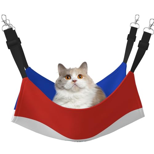 WBQLSL Flagge von Paraguay Große bedruckte Haustierhängematte - Schlafhängematte für Katzen, Frettchen, Welpen, Kaninchen, Kleintiere WBQLSL Flagge von Paraguay Große bedruckte Haustierhängematte - Schlafhängematte für Katzen, Frettchen, Welpen, Kaninchen, Kleintiere von WBQLSL