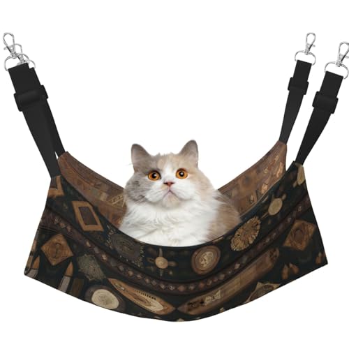 WBQLSL Haustierhängematte im Bohemian-Stil, mittelgroß, bedruckt, für Katzen, Frettchen, Welpen, Kaninchen, Kleintiere WBQLSL Haustierhängematte im Bohemian-Stil, mittelgroß, bedruckt, für Katzen, Frettchen, Welpen, Kaninchen, Kleintiere von WBQLSL