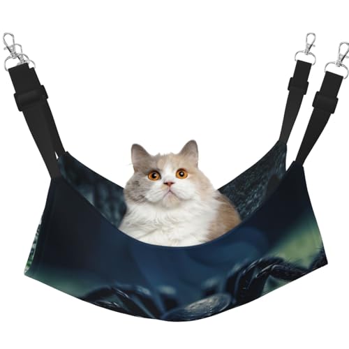 WBQLSL Krabbelspinne große bedruckte Haustierhängematte - Schlafhängematte für Katzen, Frettchen, Welpen, Kaninchen, Kleintiere WBQLSL Krabbelspinne große bedruckte Haustierhängematte - Schlafhängematte für Katzen, Frettchen, Welpen, Kaninchen, Kleintiere von WBQLSL