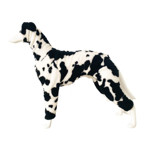 WCDJOMOP Windhund-Kleidung für den Winter, warmer Fleece-Rollkragen-Overall, Vierbein-Strampler, langärmelig, Sweatshirt, Outdoor-Mantel für italienische Windhunde, Whippet, Hirsch, Bedlington Terrier WCDJOMOP Windhund-Kleidung für den Winter, warmer Fleece-Rollkragen-Overall, Vierbein-Strampler, langärmelig, Sweatshirt, Outdoor-Mantel für italienische Windhunde, Whippet, Hirsch, Bedlington Terrier von WCDJOMOP