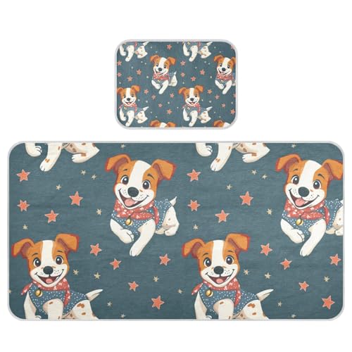 Kühlende Baby-Matratzenauflage, Cartoon-Tiere, 71,1 x 132,1 cm, saugfähige Pads für Bett, waschbar, für Kinder, Erwachsene Kühlende Baby-Matratzenauflage, Cartoon-Tiere, 71,1 x 132,1 cm, saugfähige Pads für Bett, waschbar, für Kinder, Erwachsene von WDdZzyy