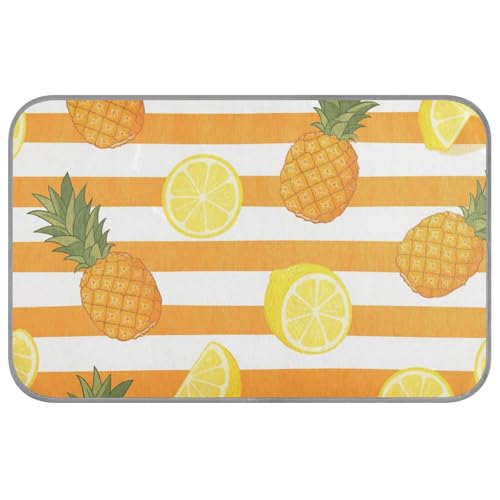 Manta Fria para Perros M selbstkühlendes Hundebett für den Sommer, Orange / Weiß gestreift, für den Sommer, kühlend, für den Außenbereich Manta Fria para Perros M selbstkühlendes Hundebett für den Sommer, Orange / Weiß gestreift, für den Sommer, kühlend, für den Außenbereich von WDdZzyy