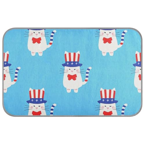 WDdZzyy 4. Juli Unabhängigkeitstag, weiße Tier-Sommer-Hunde, kühlendes Kissen für Outdoor-Katzen, für Chihuahua, Reisen, weich, Cama Fria para perro M WDdZzyy 4. Juli Unabhängigkeitstag, weiße Tier-Sommer-Hunde, kühlendes Kissen für Outdoor-Katzen, für Chihuahua, Reisen, weich, Cama Fria para perro M von WDdZzyy