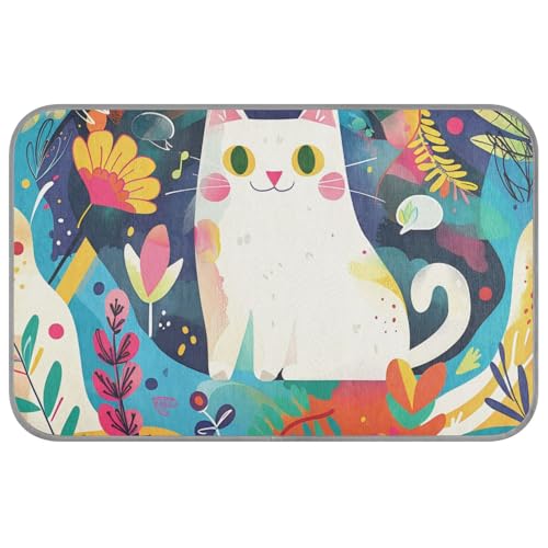 WDdZzyy Animal in Garden Kühlkissen, selbstkühlende Katzenmatte für Schwein, Outdoor, faltbar, Cama Fria para perro M von WDdZzyy