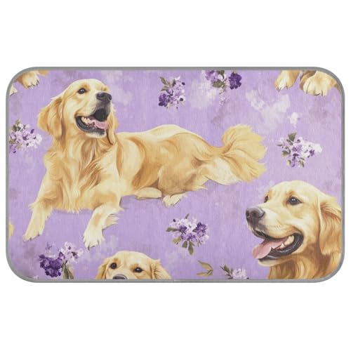 WDdZzyy Art Golden Retriever Tiere, violett, Sommer-Hunde-Kühlkissen für Haustiere, für Kaninchen, Outdoor-Zubehör, Tapete, Frio Para, Perros, M WDdZzyy Art Golden Retriever Tiere, violett, Sommer-Hunde-Kühlkissen für Haustiere, für Kaninchen, Outdoor-Zubehör, Tapete, Frio Para, Perros, M von WDdZzyy