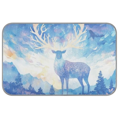 WDdZzyy Art Painting Elch Hirsch Blauer Mond Sommer Outdoor Kühlmatte Selbstkühlende Decke für Hunde für Kätzchen Indoor Manta Fria para Perros M WDdZzyy Art Painting Elch Hirsch Blauer Mond Sommer Outdoor Kühlmatte Selbstkühlende Decke für Hunde für Kätzchen Indoor Manta Fria para Perros M von WDdZzyy