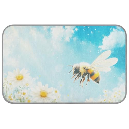 WDdZzyy Bee Daisy Hi Sommer-Kühlmatte für den Sommer, Gel, selbstkühlend, Katzenbetten für Outdoor-Katzen, gemütlich, schlafend, wasserdicht, Manta, Refrescante para perro M WDdZzyy Bee Daisy Hi Sommer-Kühlmatte für den Sommer, Gel, selbstkühlend, Katzenbetten für Outdoor-Katzen, gemütlich, schlafend, wasserdicht, Manta, Refrescante para perro M von WDdZzyy