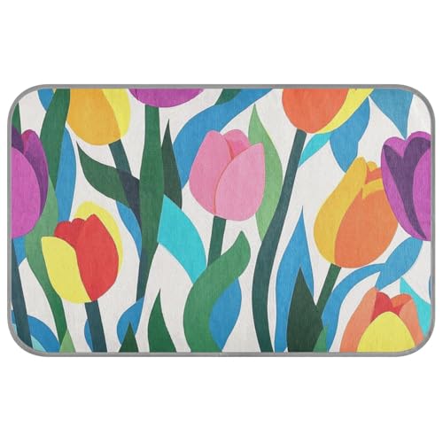 WDdZzyy Bunte Blume, schöne Sommer-Hunde-Kühlmatte für den Außenbereich, selbstkühlende Betten für Innen, Katzen, Kaninchen, Innenbereich, Essentials, Manta Refrescante para perro, M WDdZzyy Bunte Blume, schöne Sommer-Hunde-Kühlmatte für den Außenbereich, selbstkühlende Betten für Innen, Katzen, Kaninchen, Innenbereich, Essentials, Manta Refrescante para perro, M von WDdZzyy