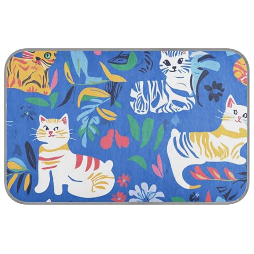 WDdZzyy Chic American Animals Kühlmatte für den Sommer, für den Außenbereich, selbstkühlende Betten für draußen, Katzen für Hunde, Innenbereich, Größe M, Königsblau WDdZzyy Chic American Animals Kühlmatte für den Sommer, für den Außenbereich, selbstkühlende Betten für draußen, Katzen für Hunde, Innenbereich, Größe M, Königsblau von WDdZzyy