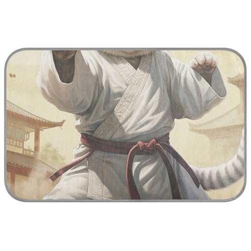 WDdZzyy Chinesische Kung-Fu-Kampfsport-Tier-Sommer-Kühlkissen, selbstkühlendes Pad für Katzen im Freien, für Hunde, Outdoor, rutschfest, esterilla refrescante para Perros M von WDdZzyy