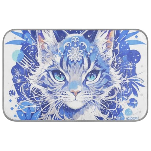 WDdZzyy Delianimale Cartoon-Karakal-Tier-Kühlmatte für Katzen, selbstkühlendes Bett für Outdoor-Katzen, für Kätzchen, drinnen, wasserdichtes Klebeband, Frio para Perros M WDdZzyy Delianimale Cartoon-Karakal-Tier-Kühlmatte für Katzen, selbstkühlendes Bett für Outdoor-Katzen, für Kätzchen, drinnen, wasserdichtes Klebeband, Frio para Perros M von WDdZzyy