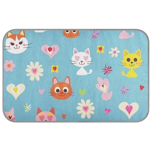WDdZzyy Einfaches Cartoon-Tiere, kühlendes Sommer-Katzenbett für den Sommer, selbstkühlende Decken für Indoor-Katzen zum Schlafen, niedlich, Esterilla-Refrescante para Perros M WDdZzyy Einfaches Cartoon-Tiere, kühlendes Sommer-Katzenbett für den Sommer, selbstkühlende Decken für Indoor-Katzen zum Schlafen, niedlich, Esterilla-Refrescante para Perros M von WDdZzyy