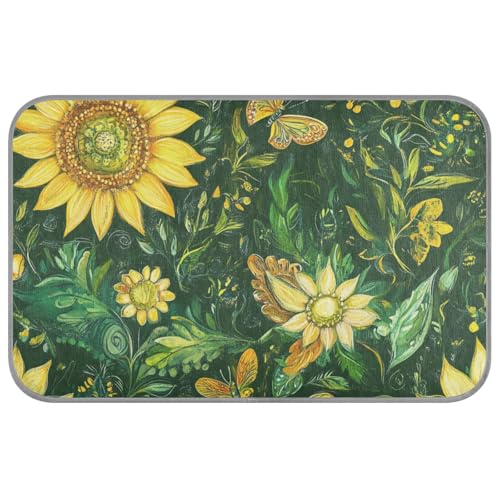 WDdZzyy Einzigartige Sonnenblumen-grüne Blume, Sommer-Gel-Matte für Hunde, selbstkühlende Decke für Hunde zum Schlafen, schnurlos, Cama Fria para perro M WDdZzyy Einzigartige Sonnenblumen-grüne Blume, Sommer-Gel-Matte für Hunde, selbstkühlende Decke für Hunde zum Schlafen, schnurlos, Cama Fria para perro M von WDdZzyy