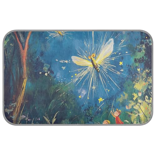 WDdZzyy Firefly Kühldecke für Sommer, Nacht, Sommer, selbstkühlende Decke für Katzen für Tiere, gemütliches Schlafen, einzigartige Camas Frias para Perros M von WDdZzyy