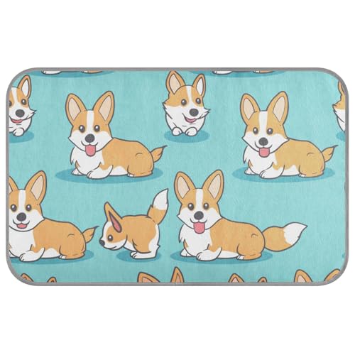 WDdZzyy Freche Tiere, Corgis-Tiere, Sommer-Haustier-Kühldecke, selbstkühlendes Pad für Katzen, Outdoor, Kaninchen, drinnen, niedliche Esterilla-Refrescante para Perros, M von WDdZzyy