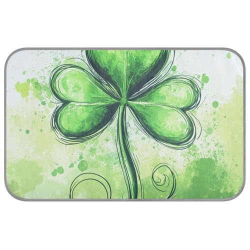 WDdZzyy Green Clover Kleeblatt Lucky St Summer Kühldecken für mittelgroße Hunde, selbstkühlend, 96,5 x 58,4 cm, Kühlmatte für draußen, für Hunde, Innenbereich, faltbar, Manta, Refrescante para perro M WDdZzyy Green Clover Kleeblatt Lucky St Summer Kühldecken für mittelgroße Hunde, selbstkühlend, 96,5 x 58,4 cm, Kühlmatte für draußen, für Hunde, Innenbereich, faltbar, Manta, Refrescante para perro M von WDdZzyy