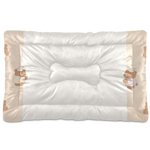 WDdZzyy Hunde- und Katzenbett, waschbar, niedlich, Cartoon-Bären, rutschfest, weich, bequem, für große, mittelgroße und kleine Hunde, 91,4 x 61 cm WDdZzyy Hunde- und Katzenbett, waschbar, niedlich, Cartoon-Bären, rutschfest, weich, bequem, für große, mittelgroße und kleine Hunde, 91,4 x 61 cm von WDdZzyy