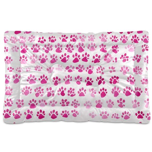 WDdZzyy Hundehütte, waschbar, weich, rutschfest, für mittelgroße und große Hunde, 91,4 x 61 cm, Rosa von WDdZzyy