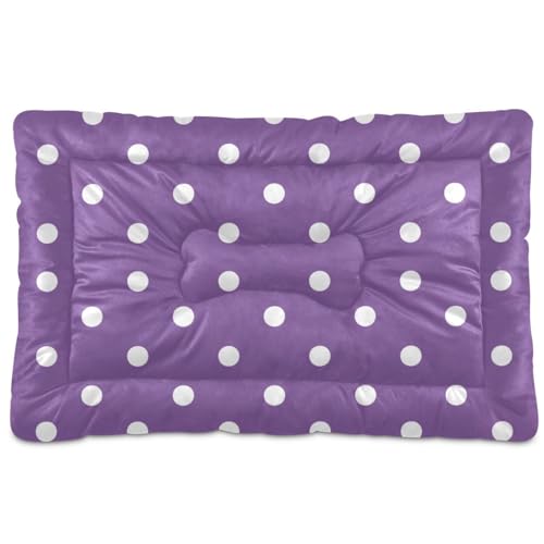 WDdZzyy Hundehütte, waschbar, weich, rutschfest, für mittelgroße und große Hunde, 91,4 x 61 cm, Violett von WDdZzyy