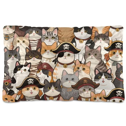 WDdZzyy Hundehütte im Retro-Design, waschbar, weich, rutschfest, für mittelgroße und große Hunde, 91,4 x 61 cm von WDdZzyy