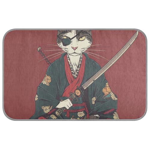 WDdZzyy Japanische Samurai-rote Sommer-Kühlmatte, Gel, selbstkühlende Decke für Hunde für Schweine, Outdoor-Essentials cama refrescante para Perros M WDdZzyy Japanische Samurai-rote Sommer-Kühlmatte, Gel, selbstkühlende Decke für Hunde für Schweine, Outdoor-Essentials cama refrescante para Perros M von WDdZzyy