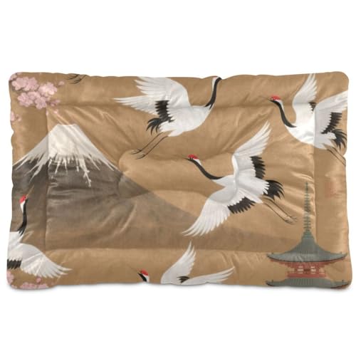 WDdZzyy Japanisches Hundebett, waschbar, weich, rutschfest, für mittelgroße und große Hunde, 91,4 x 61 cm WDdZzyy Japanisches Hundebett, waschbar, weich, rutschfest, für mittelgroße und große Hunde, 91,4 x 61 cm von WDdZzyy